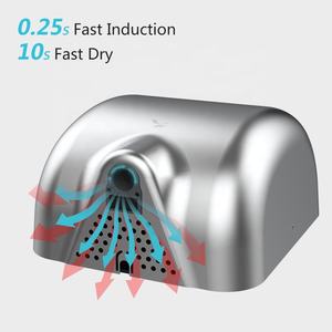 AIKE AK2800B Fabricant <span class=keywords><strong>professionnel</strong></span> Séche-<span class=keywords><strong>mains</strong></span> <span class=keywords><strong>automatique</strong></span> en acier inoxydable durable à haute vitesse pour salle de bain commerciale - Product Image 3