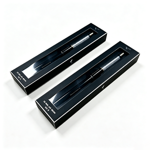 Luxury Pen <b>Box</b> Wholesale Custom LOGO Printed <b>Empty</b> Sliding Rigid <b>Gift</b> <b>Box</b> With Clean Display Window <b>For</b> Pen Packaging - Product Image 6