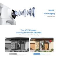 Cámara CCTV Solar con Tarjeta SIM 4G, Lente Cuádruple, Giro e Inclinación de 270 Grados, H.265, Visión Nocturna, Almacenamiento en la Nube, para el Hogar