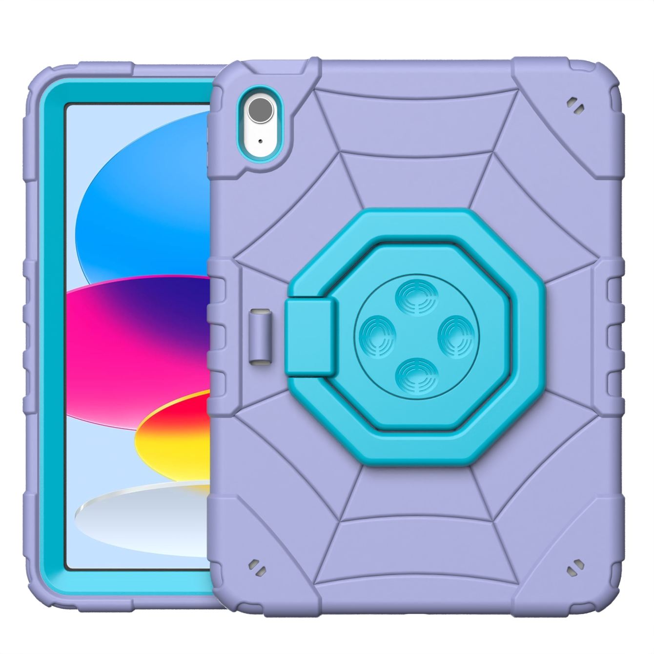 สีม่วง + น้ำเงิน