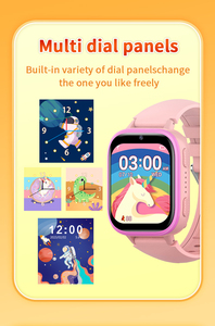 Yuniq vendita calda per bambini Smartwatch nuovo 2G HD chiamata bambino fotocamera SOS 1.83 pollici 500mAh 1.83 pollici 500mAh imparano orologi da carta per Silicone - Product Image 4