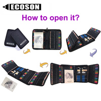 Kit de dessin professionnel pour adultes, crayon en Graphite, de couleur, pour croquis, artistes, dessin, étui Portable, 144 pièces, fournitures artistiques