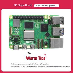 Placa de Desarrollo Longwei <span class=keywords><strong>Raspberry</strong></span> <span class=keywords><strong>Pi</strong></span> 5 con 8GB de RAM, BCM2712 de 64 bits, A76 de Cuatro Núcleos a 2.4GHz, LPDDR4X-4267 SDRAM, PoE+ - Product Image 5