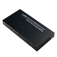 Convertisseur de média Ethernet à fibre optique Gigabit haute vitesse 8 ports 10/100/1000M 20 KM 2 SFP 2 RJ45 SFP