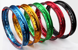 <span class=keywords><strong>Jante</strong></span> de roue de moto Enduro 16 ''17" 18 "19" 21 "Jantes de roue en alliage d'aluminium en acier chromé pour cyclomoteur Scooter - Product Image 4