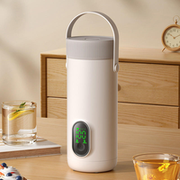 Thermos intelligent portable avec batterie rechargeable bouilloire électrique chauffe-eau café contrôle de la température pour la maison et la voiture