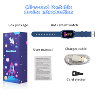 Reloj Inteligente 4G para Niños con Pantalla IPS Cuadrada, Función de Calendario, Antipérdida, Llamada SOS, WiFi, GPS, LBS, Modelo C30