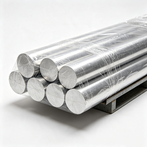 6061 T6 <b>Brushed</b> Aluminum <b>Round</b> Rod Surface Treatment 10mm 15mm 25mm Diameter Solid Bar for Interior Decoration Appliances - Product Image 4