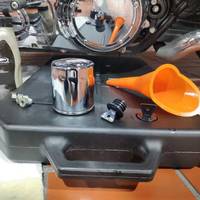 XINMATUO XX-336 ABS Bas Profil Bac De Vidange D'huile w/Bec Pour Harley Electra Glide Standard FLHT