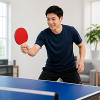 Raquettes de tennis de table en bois, ensemble de ping-pong pour les passionnés de tennis de table
