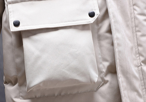 <span class=keywords><strong>2023</strong></span> venta al por mayor ropa de abrigo al aire libre personalizado invierno utilidad burbuja abrigo capucha chaqueta acolchada para hombres - Product Image 3