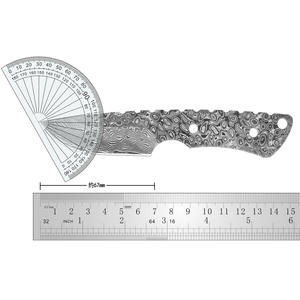 Lame de couteau à fruits en acier de Damas semi-finie pour dropshipping Shopify, projet de forgeage manuel, tranchante, pour bricolage - Product Image 1