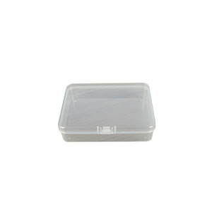 Rectangular Flip Top Storage Box 10.5 Cm Plastic Covered For Cards And Bandages Dustproof Packaging Box - Product Image 5