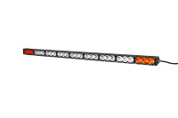 Aurora Dual Color Single Row 4WD Barra 4x4 Car Offroad LED Light Bar pour Carros Truck Lighting
