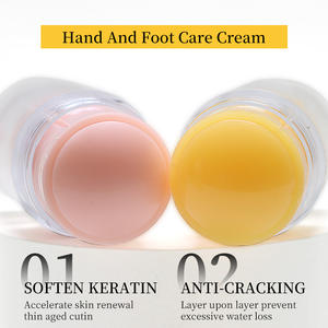 Baume pour les pieds exfoliant pour éliminer les peaux mortes, hydratant, anti-fissures, crème pour les pieds à la pêche, crème pour les mains en stick - Product Image 4