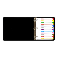 Séparateurs de classement en papier à feuilles mobiles, 10/12/31 onglets, index 3 trous, extra durables pour classeur à 3 anneaux