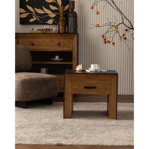 Farmhouse Furniture Wooden Coffee <strong>Table</strong> <strong>Rustic</strong> Handmade Square Side <strong>Table</strong> for Living Room Furniture - Product Image 3