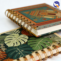 Ensemble de carnets élégants à motifs floraux magnifiques, impression personnalisée, parfaits pour la prise de notes personnelles