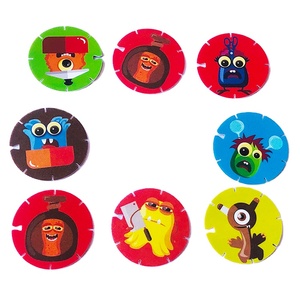 Custom OEM eco amigable de dibujos animados de plástico <span class=keywords><strong>tazos</strong></span> tarjeta - Product Image 2