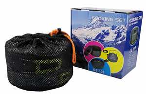 ชุดทำอาหารตั้งแคมป์แบบพับได้ทำจากอะลูมิเนียมอัลลอยเครื่องครัวสำหรับตั้งแคมป์ - Product Image 6