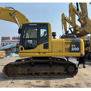 รถขุดไฮดรอลิกแบบตีนตะขาบ Komatsu PC200-8MO มือสองสภาพ 98% รุ่นปี 2023 ชั่วโมงการใช้งานต่ำ เครื่องยนต์ PLC ปั๊ม เกียร์บ็อกซ์ อุปกรณ์ก่อสร้าง - Product Image 1