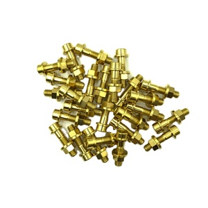 Vis à tête hexagonale filetée en laiton avec rondelle et écrou à ressort M6, finition brute, fixation personnalisée, filetage grossier, grade GR5 - Product Image 6