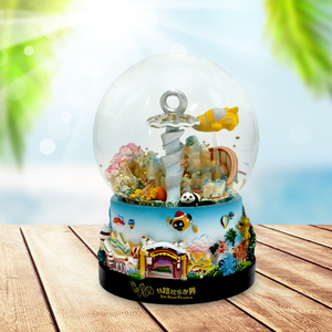 <span class=keywords><strong>Globe</strong></span> à neige en résine personnalisé pour Noël, sculpture de <span class=keywords><strong>globe</strong></span> à neige artificiel, décoration, cadeaux pour clubs - Product Image 4