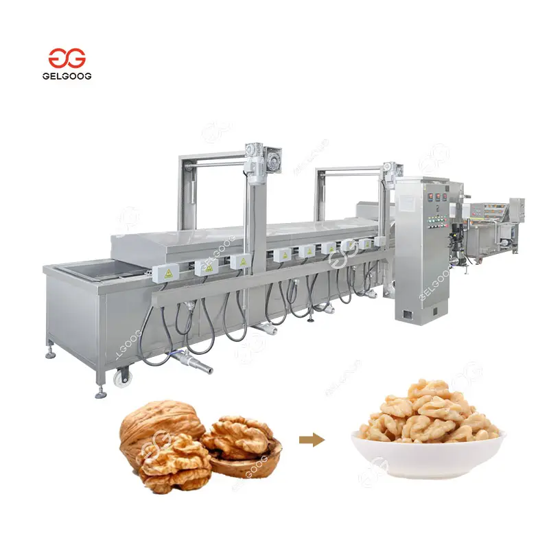 Automatische Kernel Nuts Skin Peelings Industrielle Walnuss-Reinigungs maschine