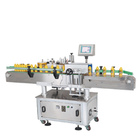 Machine d'étiquetage électrique en temps réel 6000 étiquettes/heure pour bouteilles, canettes, sacs et cartons avec contrôle PLC (étiquetage côté gauche)