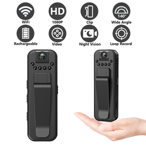 Cámara Corporal Portátil Full HD 1080P con Conectividad WiFi, Almacenamiento MicroSD, <span class=keywords><strong>Zoom</strong></span> Óptico 10x-20x y Gran Angular de 140° para Protección Diaria - Product Image 4