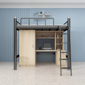 <span class=keywords><strong>Lit</strong></span> superposé moderne en métal avec escalier pour hôpital, dortoir, école, hôtel, appartement ou chambre à coucher - Vente en gros - Product Image 4