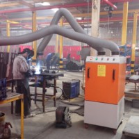 Nouvel extracteur de fumée de soudage industriel à double bras, collecteur de poussière, équipement de purification d'atelier mobile, filtre HEPA 99,9%