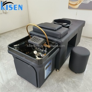 Kisen Hotselling Custom Salon Equipment Hair Spa Wash <b>Bed</b> with Water Storage tank Thai Massage Shampoo <b>Bed</b> with Water <b>Heater</b> - Product Image 2