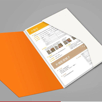 Dossiers d'entreprise personnalisés, rangement de fichiers multifonctionnel, papier artistique, dossier de présentation personnalisé