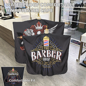 Cape de Coiffure Imprimée en Polyester Anti-Adhérent pour Salon de Coiffure - Product Image 2