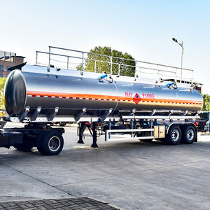 Semirremolque hecho de acero inoxidable para productos de camiones de transporte de líquidos corrosivos - Product Image 5