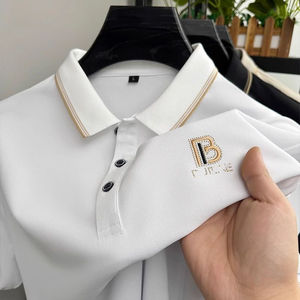 Polo para Hombre con Logotipo Personalizado Bordado, Polo Deportivo de Poliéster, Polo Casual de Manga Corta para Verano - Product Image 2