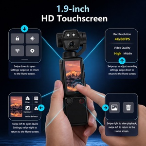 Cámara de Video Digital Portátil C8 180° Giratoria, Enfoque Automático, Wifi, Mini Cámara de Bolsillo 4K - Product Image 3