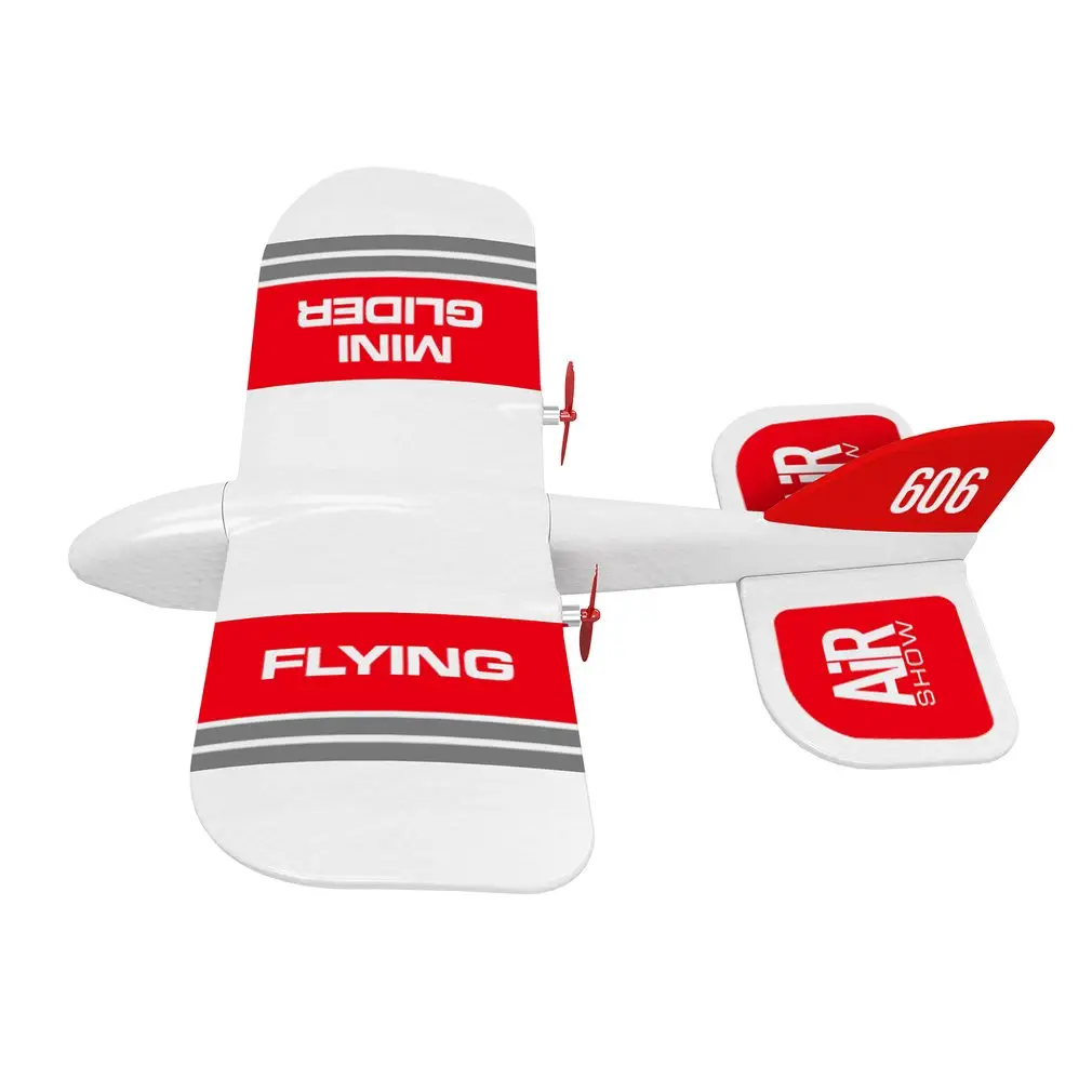 2022 Hoshi KF606ขนาดเล็กในร่มโฟมเครื่องบิน RC ของเล่น Light Flying Mini Foam โยน RC Glider เครื่องบินของเล่น Remote