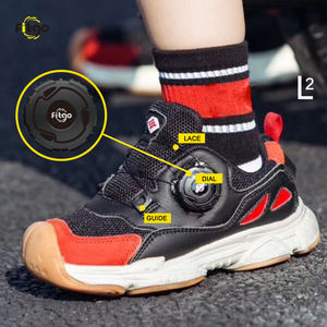 Fitgo <span class=keywords><strong>Lacet</strong></span> de chaussures <span class=keywords><strong>automatique</strong></span> Système de verrouillage à une main pour chaussures pour enfants - Product Image 2