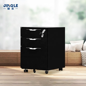 Modern New Design Multifunctional steel mobile pedestal with 3 box drawers