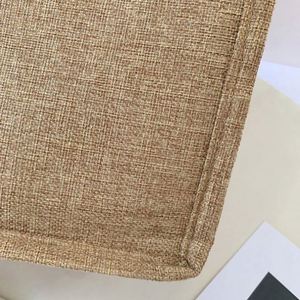 Bolso de Hombro de Yute de Gran Capacidad Estilo Bohemio, Bolso de Compras Geométrico Retro, Bolso de Playa de Cáñamo para Mujer - Product Image 4