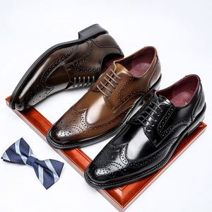 Nuevos Mocasines de Microfibra para Hombre, Primavera 2026, con Relieve, Elegantes, Formales, para Negocios, Novios, Cómodos, para Vestir, Bodas - Product Image 3