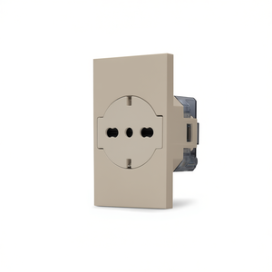 Prise murale ZEN Line 2P+T 16A Schuko couleur sable - Product Image 2