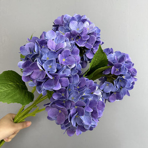 BF-HG09 2026 <span class=keywords><strong>Fiori</strong></span> Artificiali di Ortensie <span class=keywords><strong>Viola</strong></span> <span class=keywords><strong>Lilla</strong></span> a Stelo Singolo Real Touch per Decorazioni Matrimoniali <span class=keywords><strong>e</strong></span> Domestiche - Product Image 2