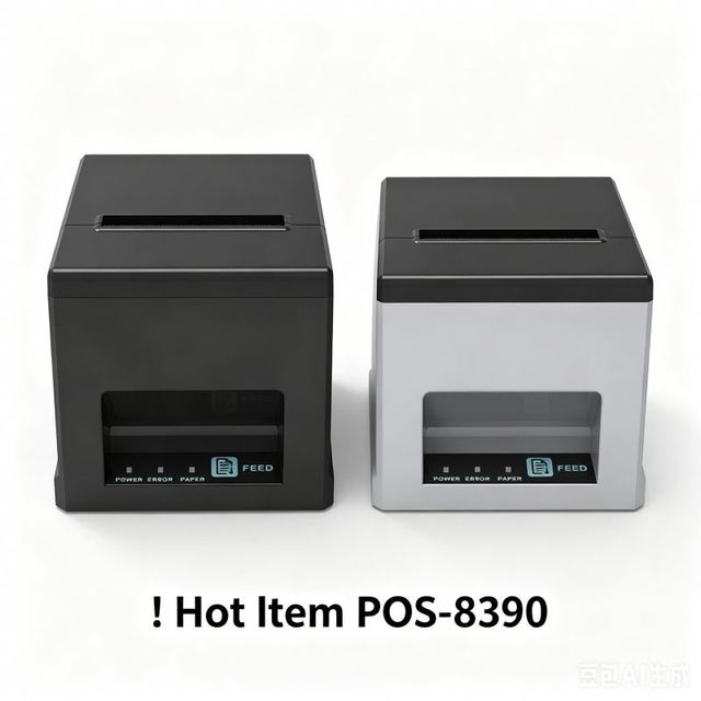 USB LAN BT 80MM Width Thermal Receipt Ticket Printer with Auto Cutter for Point of Sale System Convenient to Use for Retail Shop
