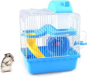 กรงแฮมสเตอร์ลวดเหล็กขนาดใหญ่ ดีไซน์ท่อหลากสี พร้อมส่ง บรรจุกล่อง - Product Image 2