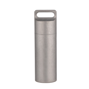 Mini porte-pilules pour clés, boîte à pilules en titane, étui à pilules étanche pour l'extérieur, le camping, les voyages - Product Image 5