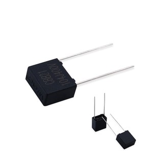 Kit 250 Peças - Capacitor Poliéster Metalizado 100nF  100K  400V 5 Passo 10mm 2g104j
