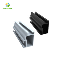 Accessoires de montage solaire KINGSOLAR Rail AL6005-T5 Anodisé pour panneau solaire CE ISO OEM